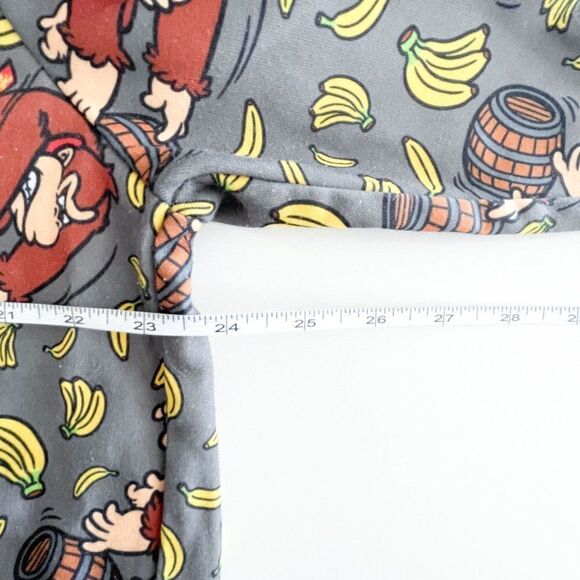 Nintendo Donkey Kong Rare Men's Crewneck Long Sleeved Ribbing Gray Size XL - Picture 5 of 8